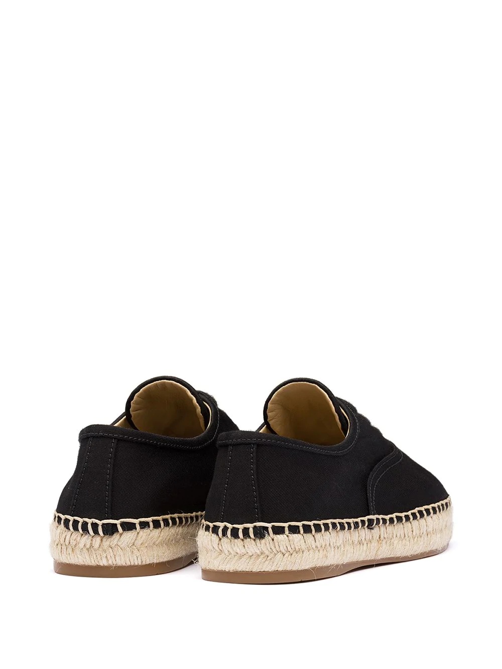 gabardine lace-up espadrilles - 3