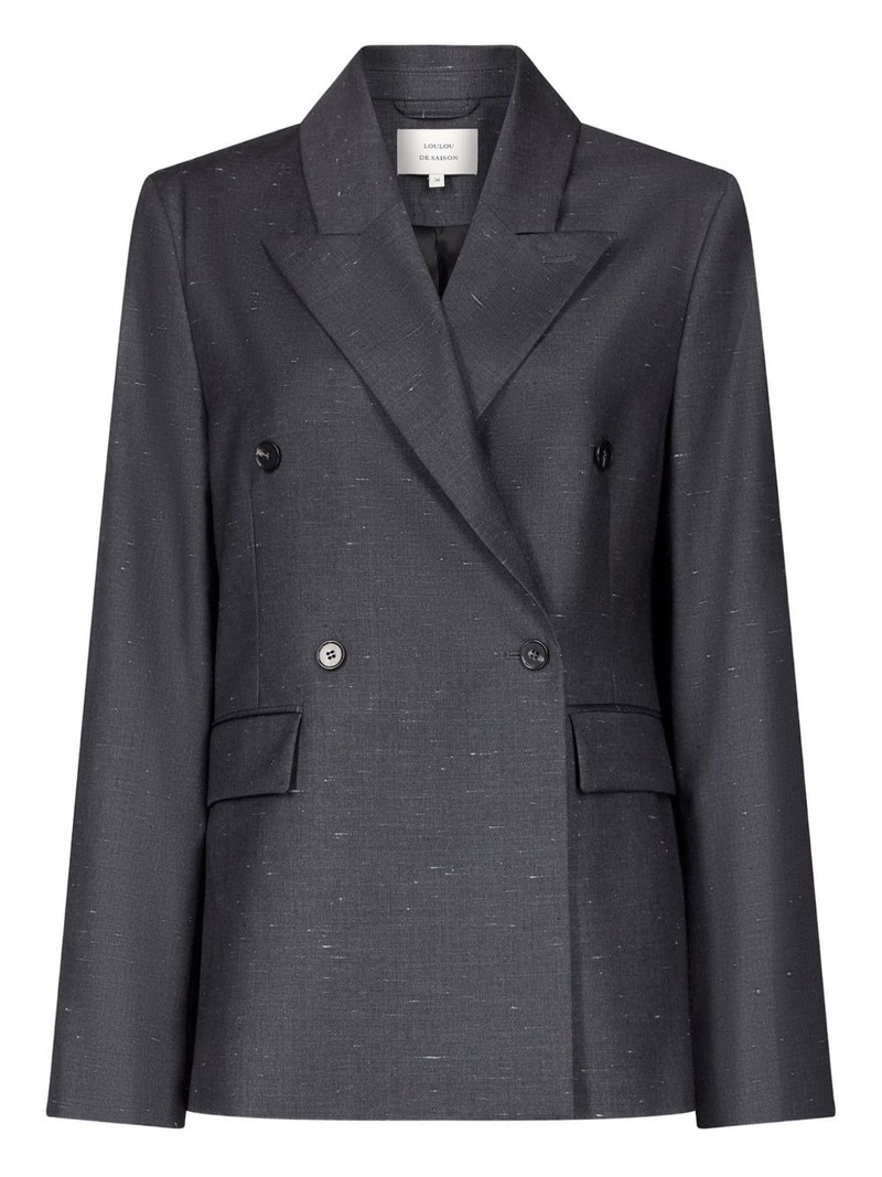 Norma double-breasted peak-lapels blazer 1