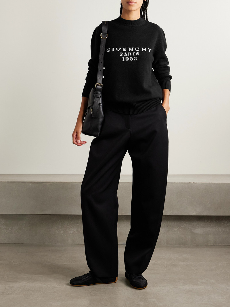 Givenchy Intarsia Wool And Cashmere-blend Sweater outlook