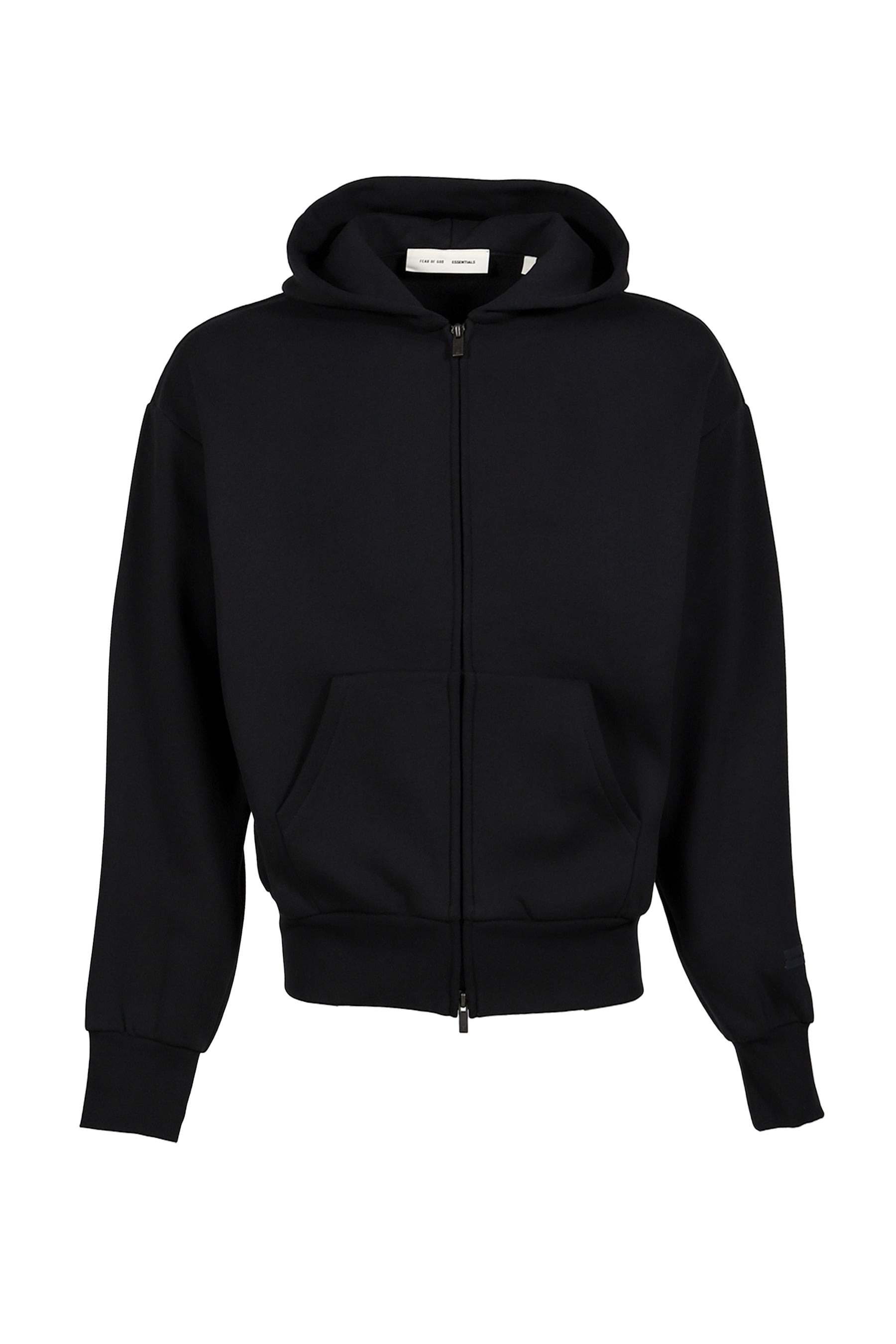 CLASSIC FIT FLEECE ZIP UP HOODIE / JET BLK - 6