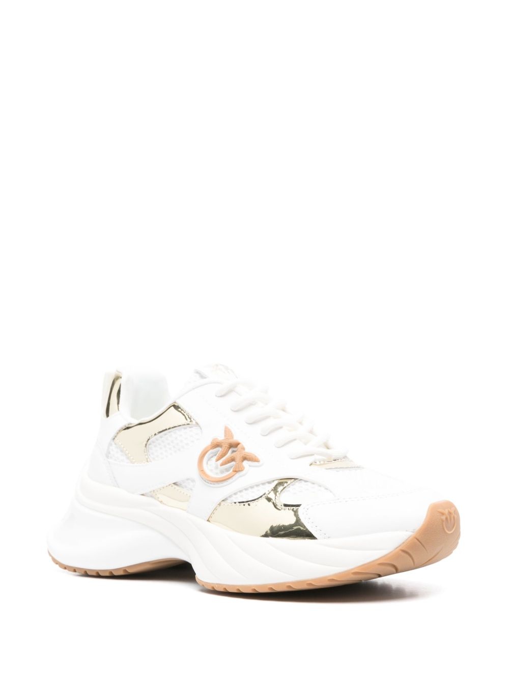 logo-patch mirror-detailed sneakers - 2