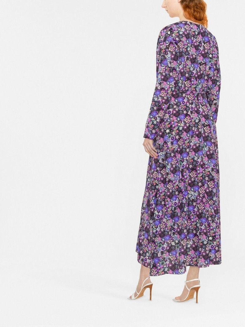 floral-print long-sleeve maxi dress 3