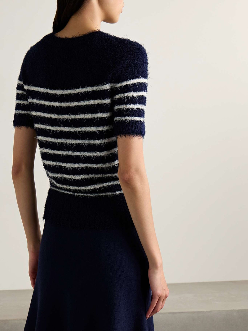 Luphia striped silk and cashmere-blend T-shirt 3