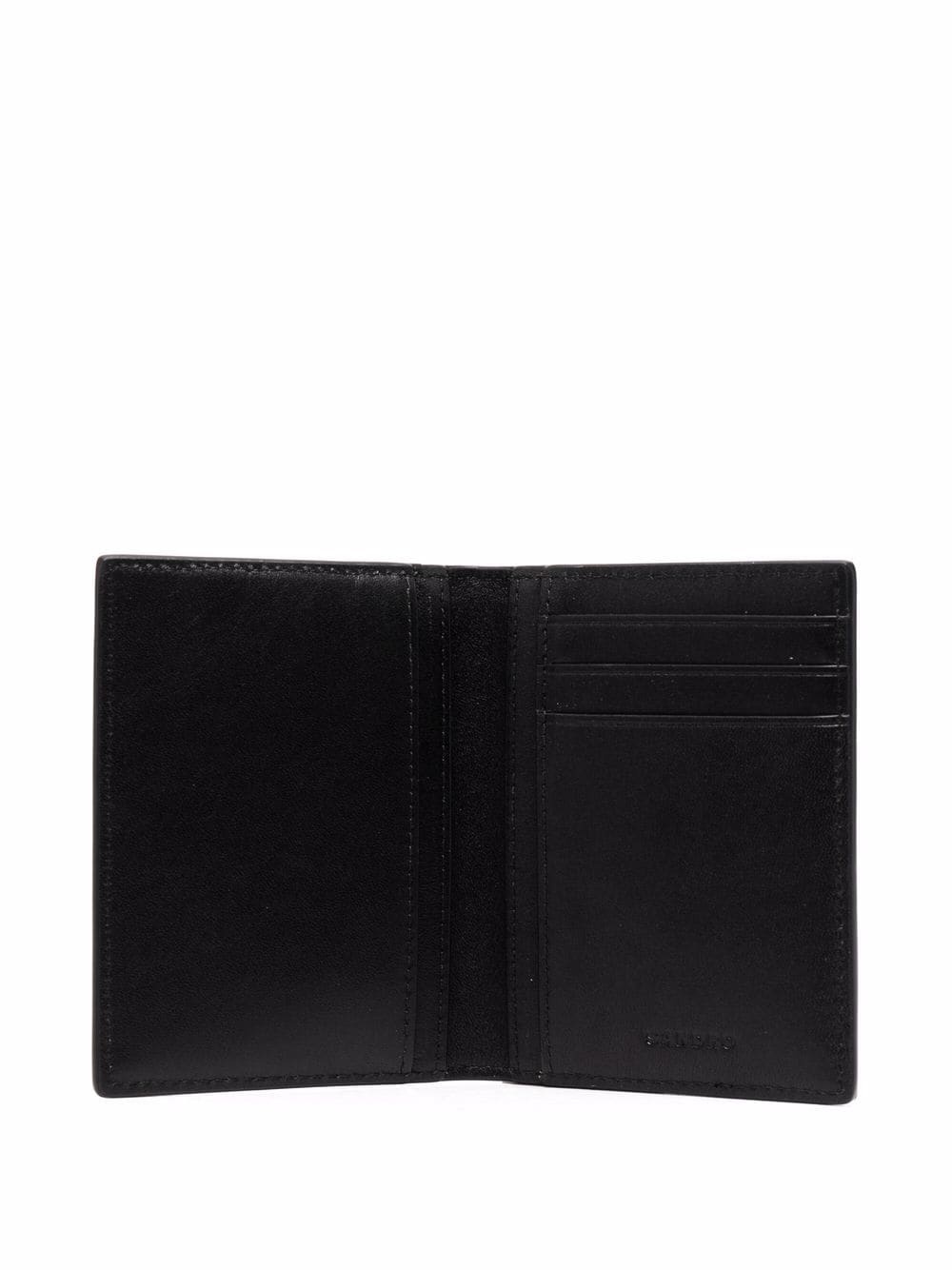 textured bi-fold wallet - 3