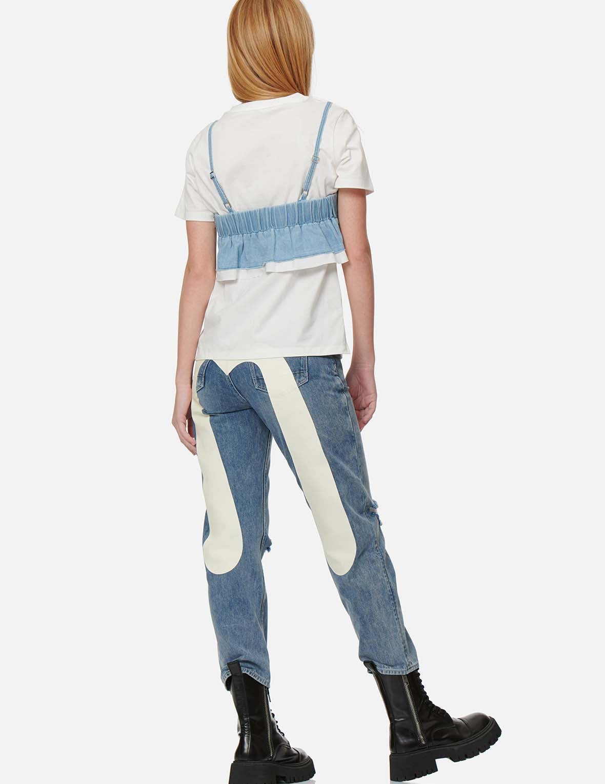 Seagull Embroidery 2-in-1 Top - 6