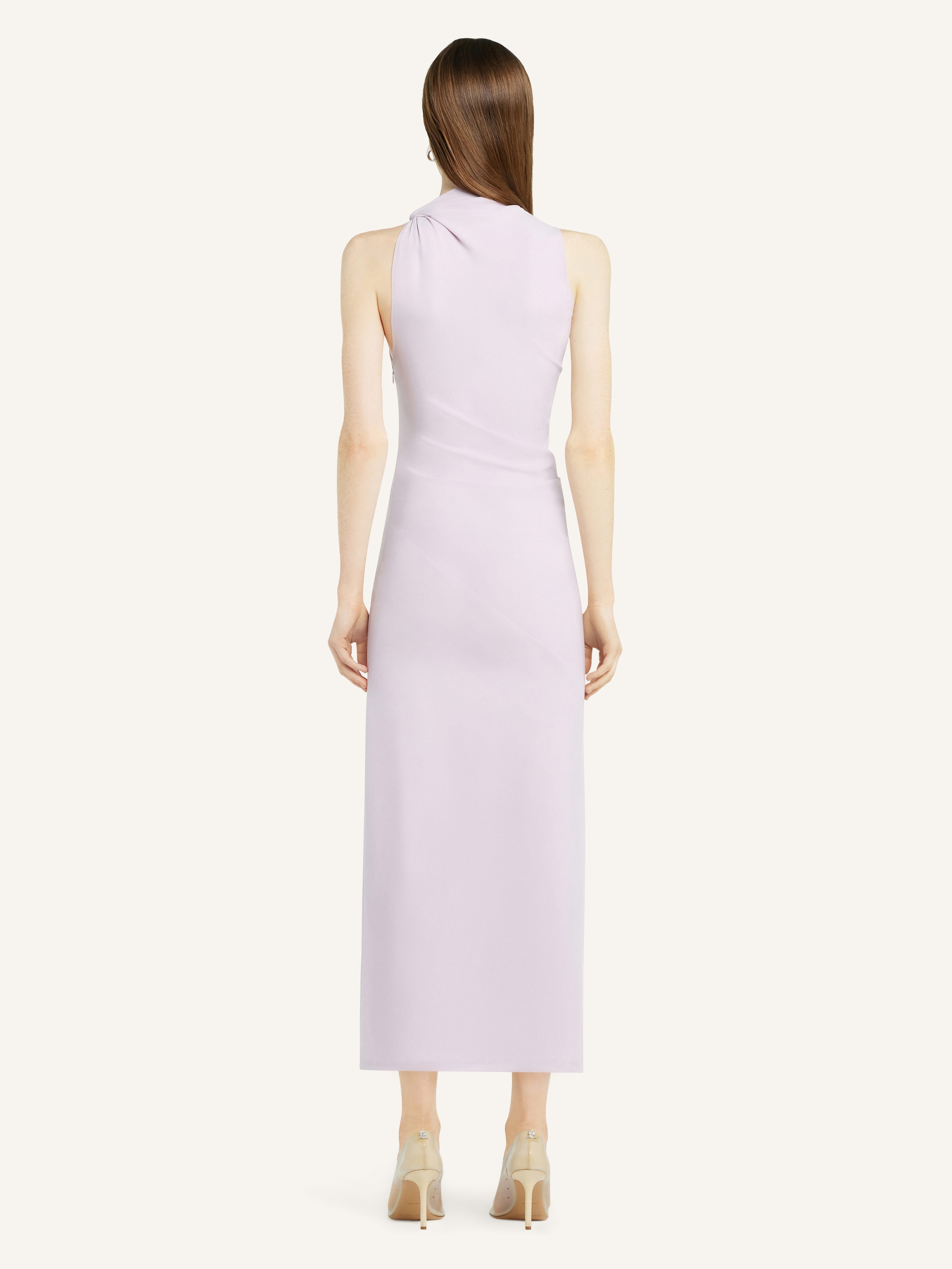 LONG DRAPED DRESS - 4