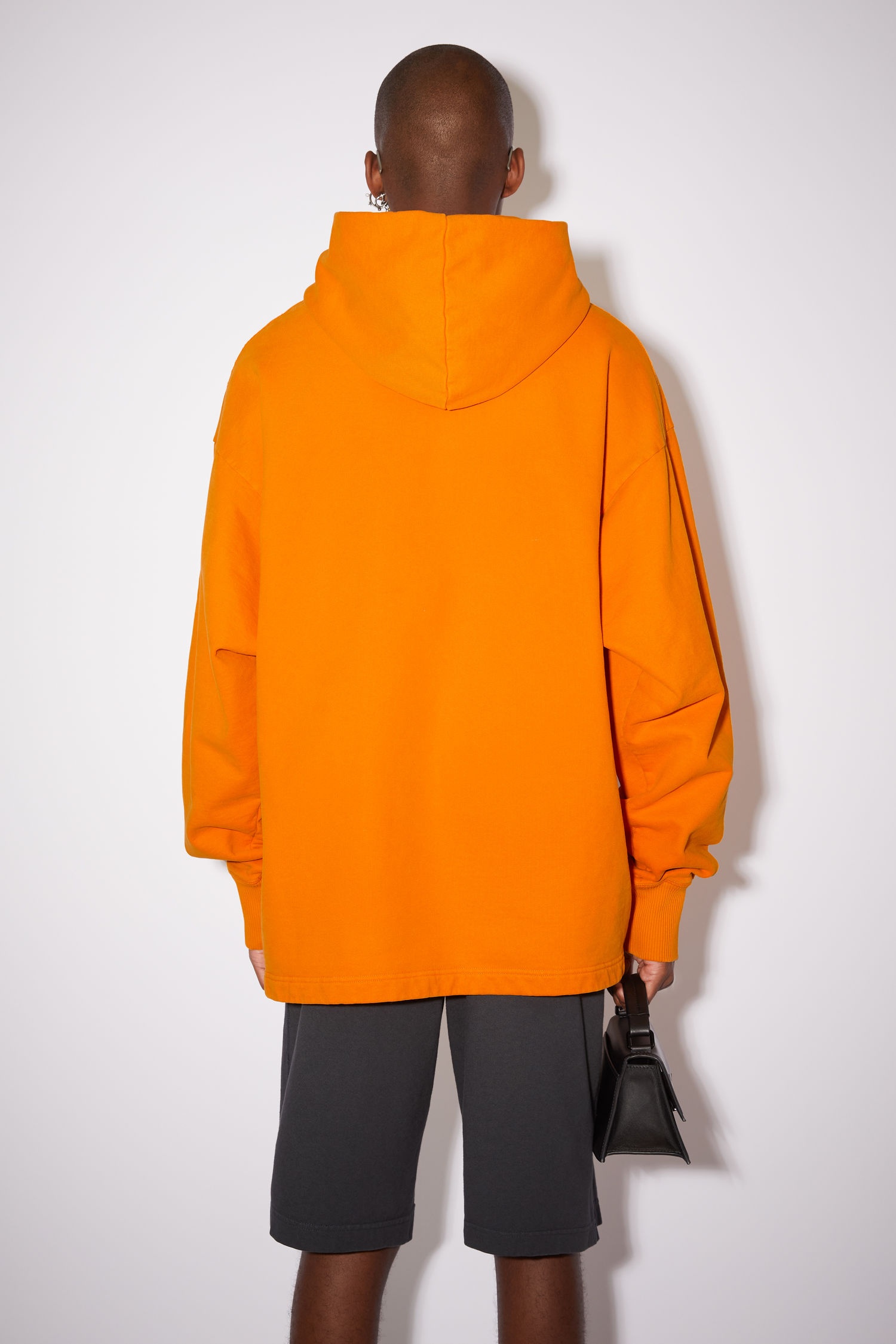 Hooded sweatshirt - Turmeric orange - 5