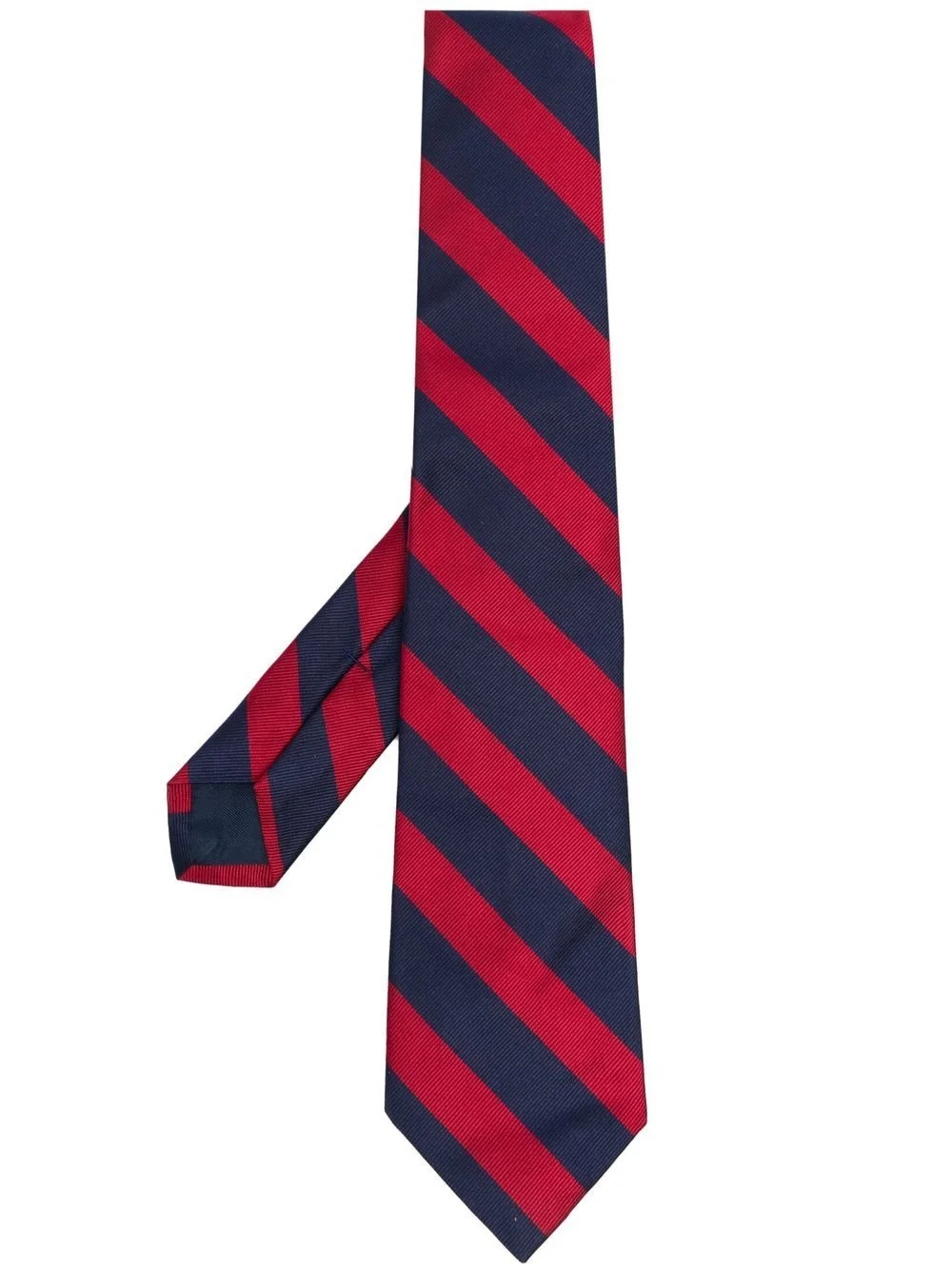 striped silk tie - 1
