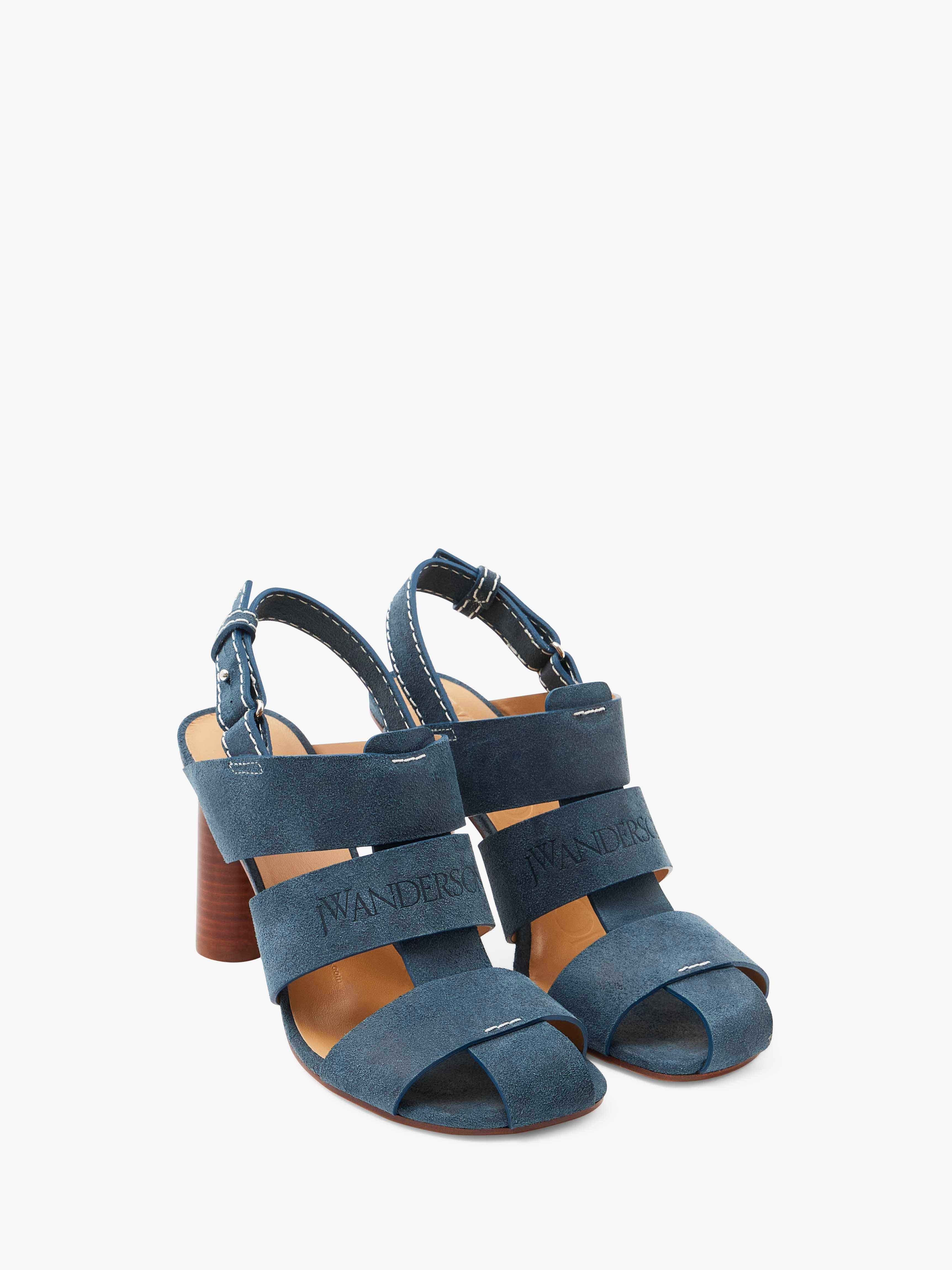 SUEDE HEELED FISHERMAN SANDALS - 2