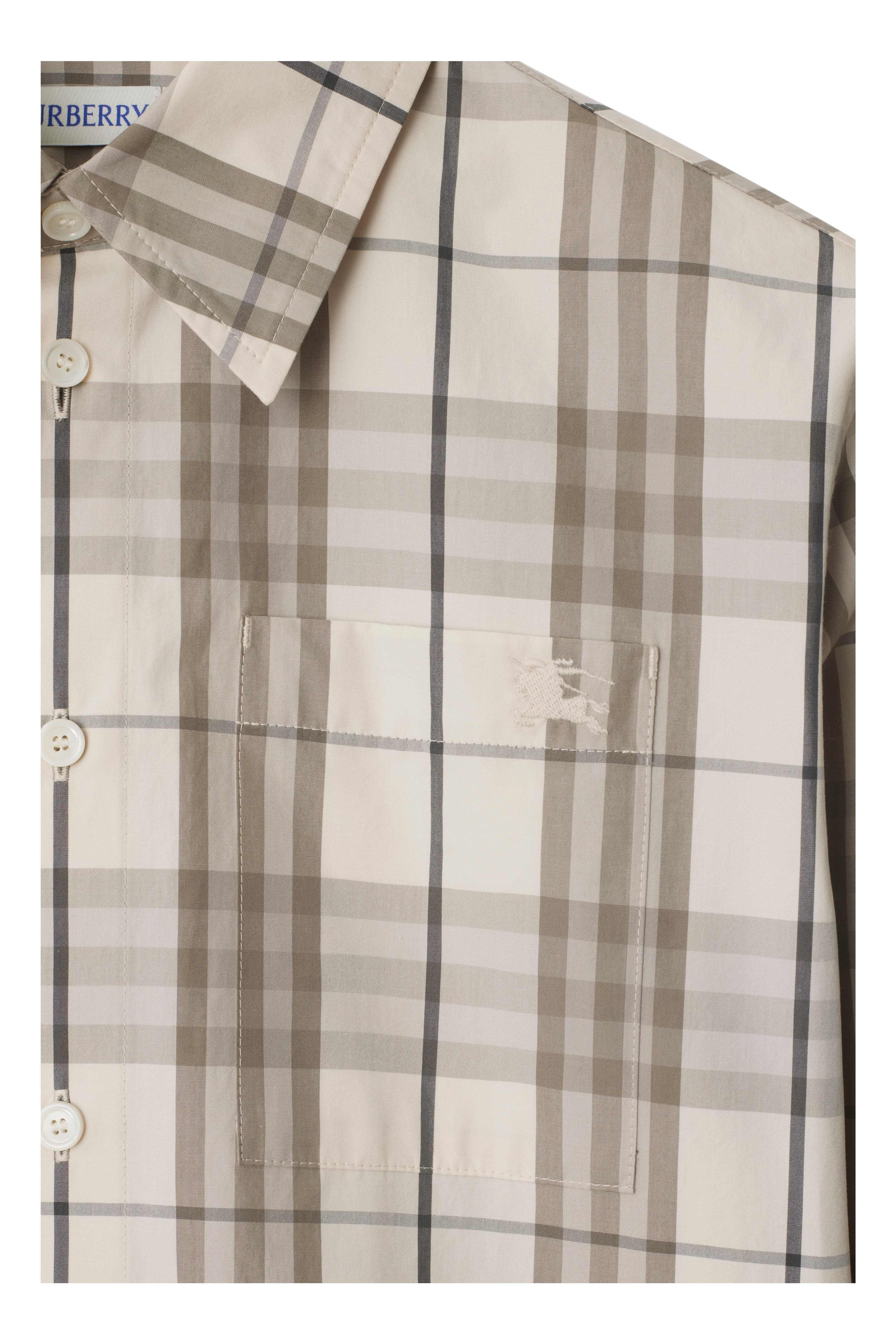 burberry Check Cotton Shirt at Nordstrom - 5
