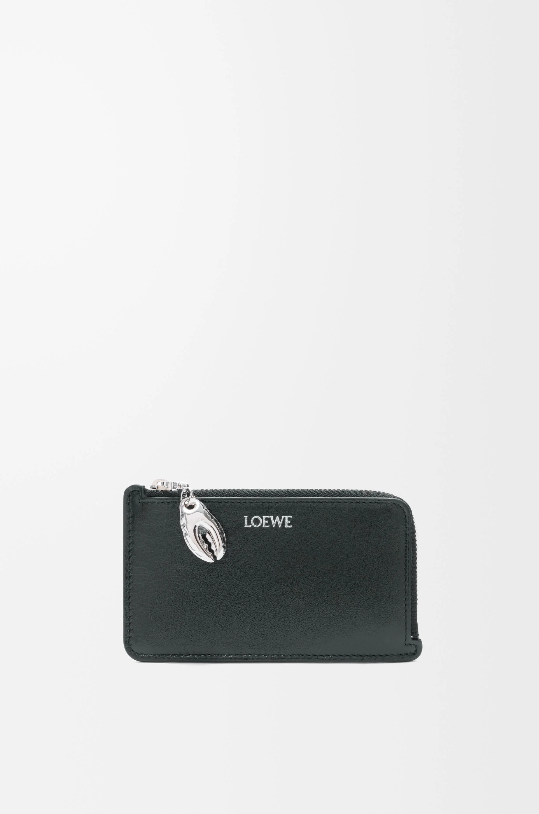 Claw coin cardholder in glossy lambskin - 1