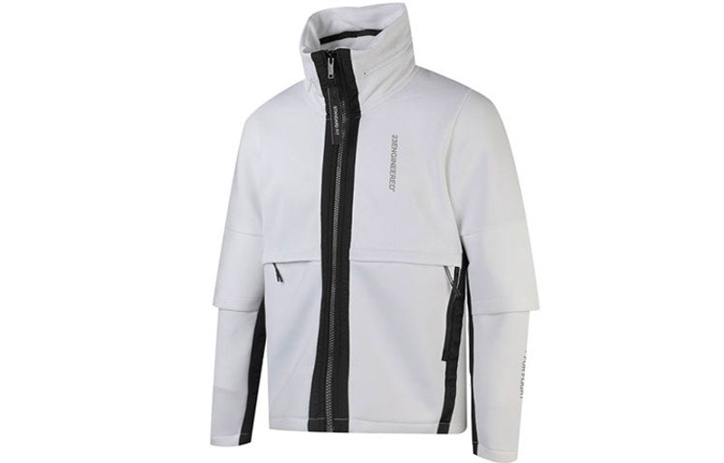 Jordan Air Jordan Air 23 Engineered Colorblock Zipper Stand Collar Jacket White BQ5766-100 outlook
