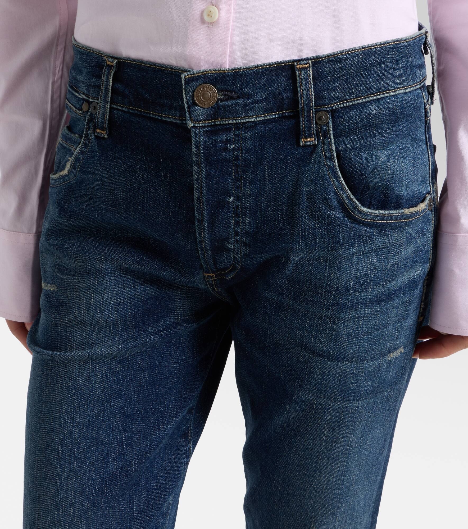 Emerson mid-rise slim jeans - 4