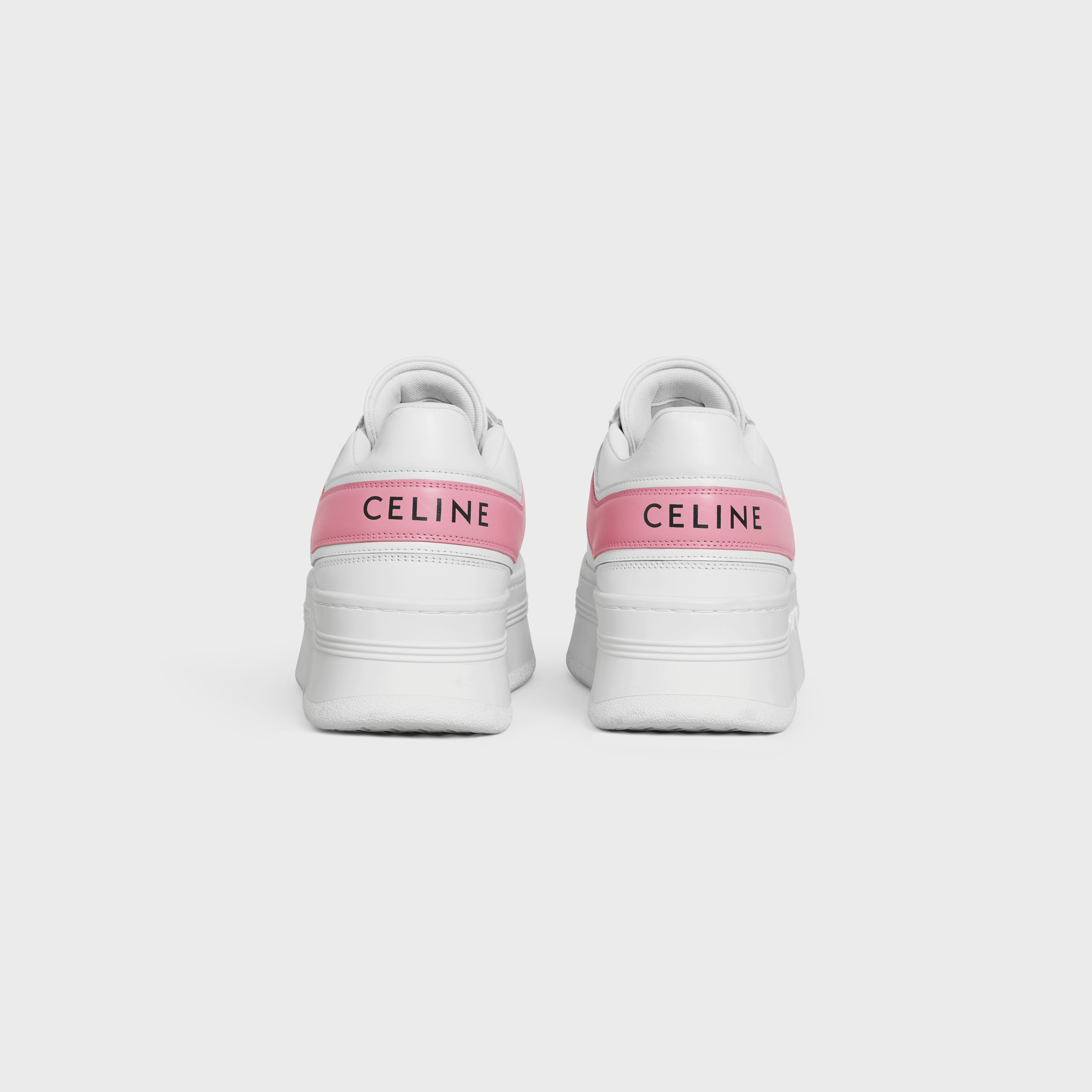 BLOCK SNEAKERS WITH WEDGE in CALFSKIN - 3