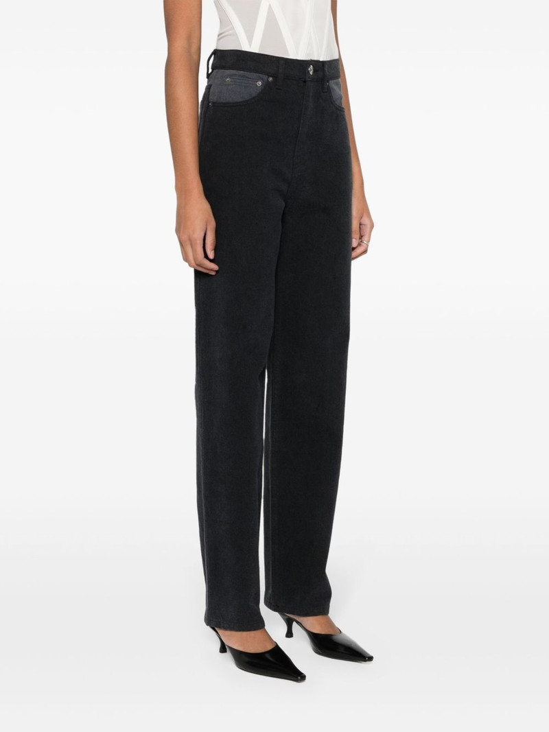 two-tone tapered jeans 3