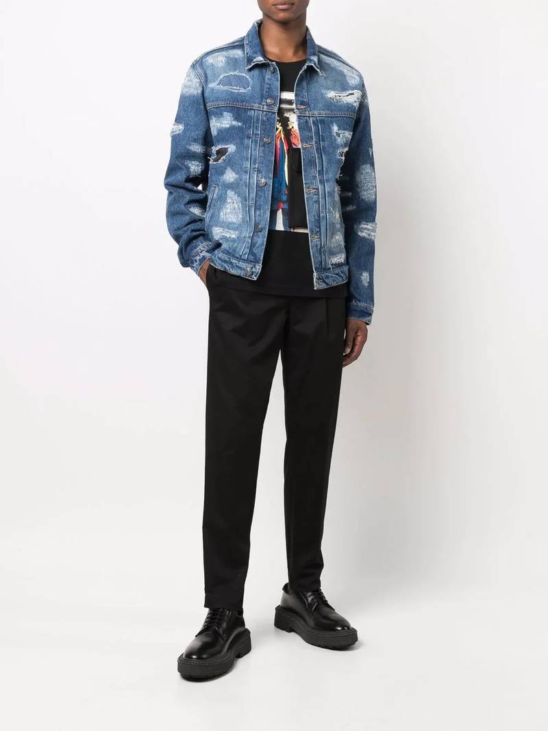 424 distressed denim jacket outlook