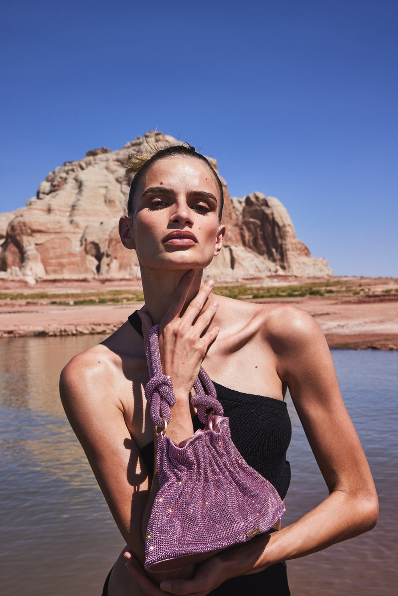 BARA MINI RHINESTONE SHOULDER BAG 5