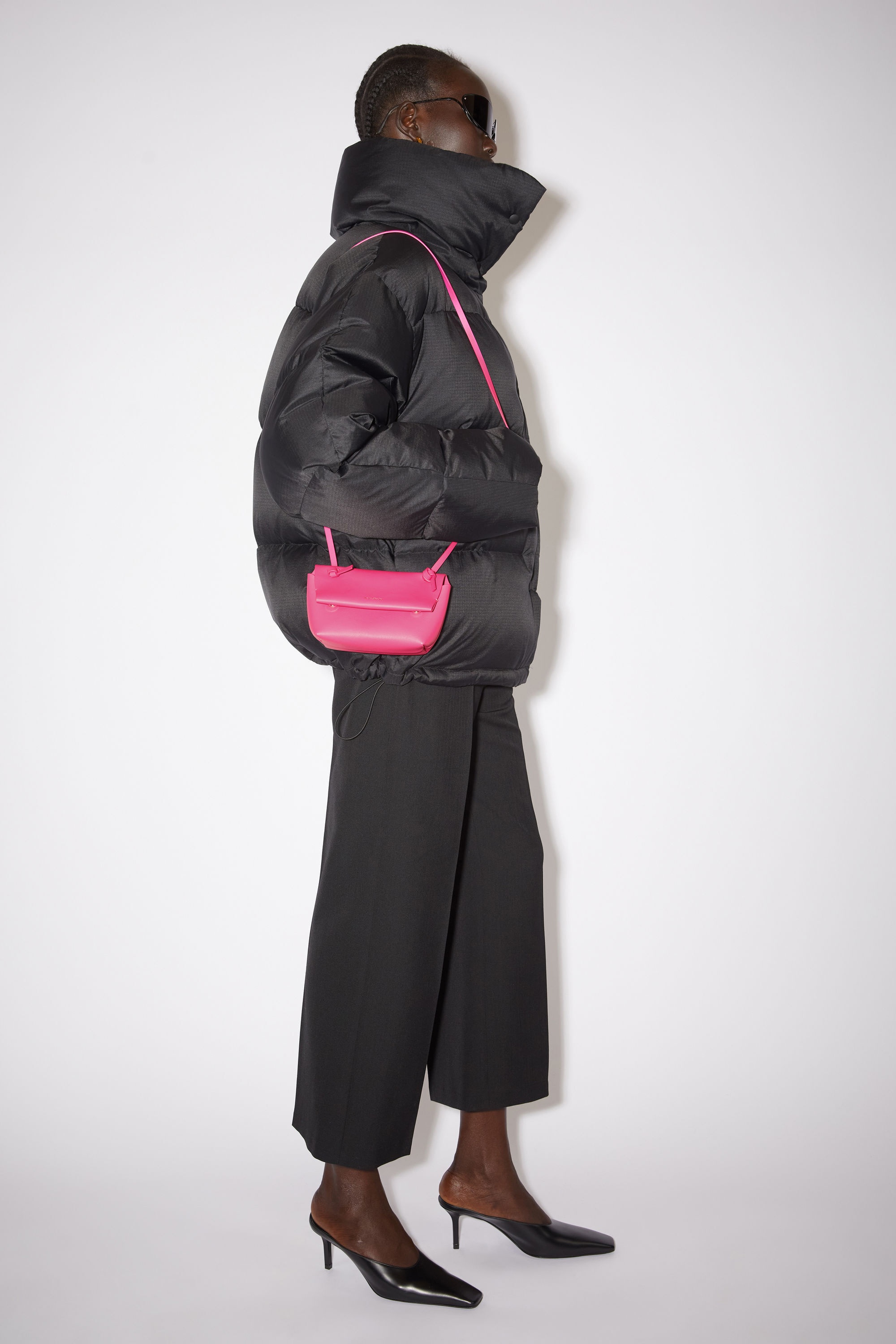 Mini shoulder bag - Fuchsia pink - 2