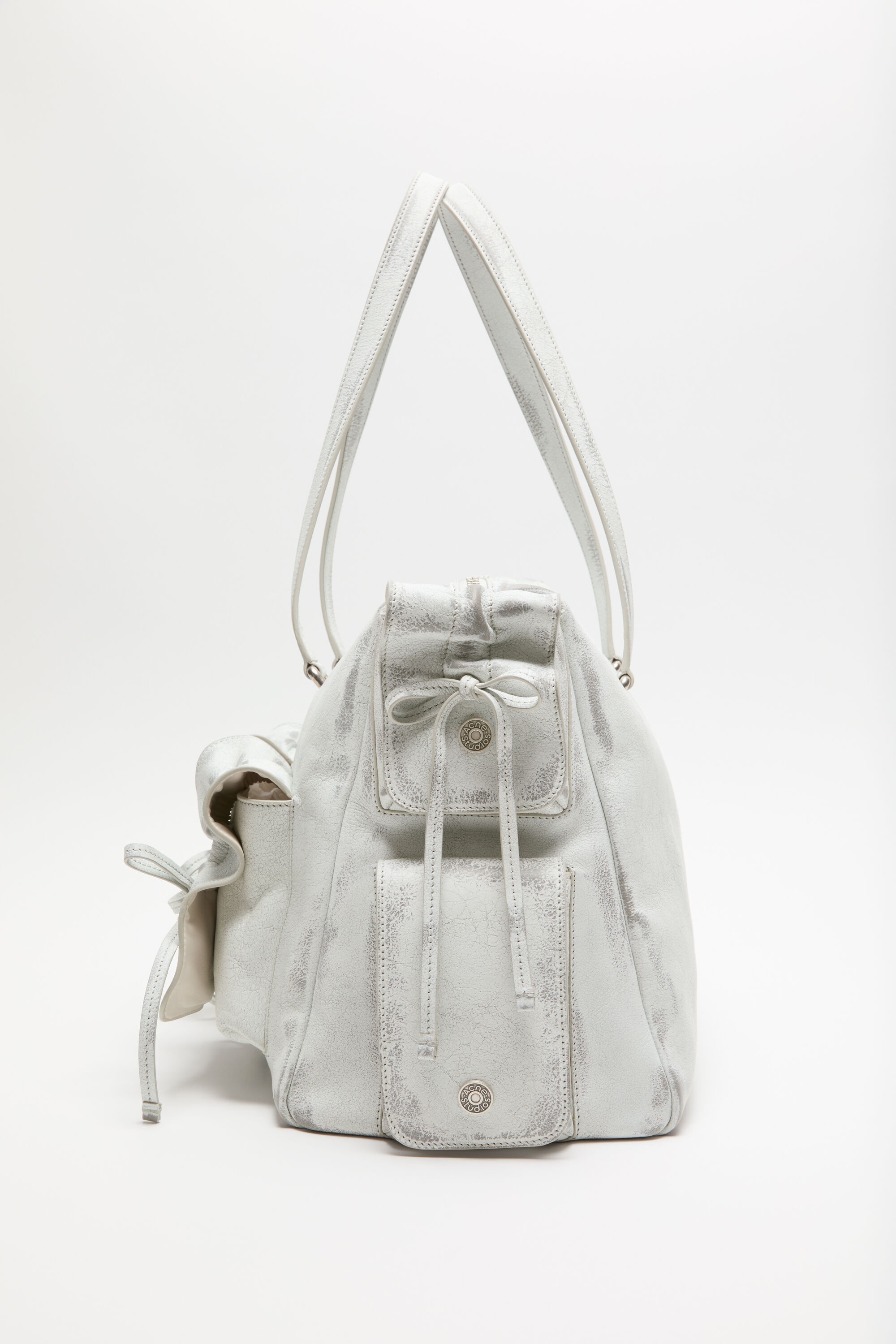 Multipocket tote bag - White/grey - 4