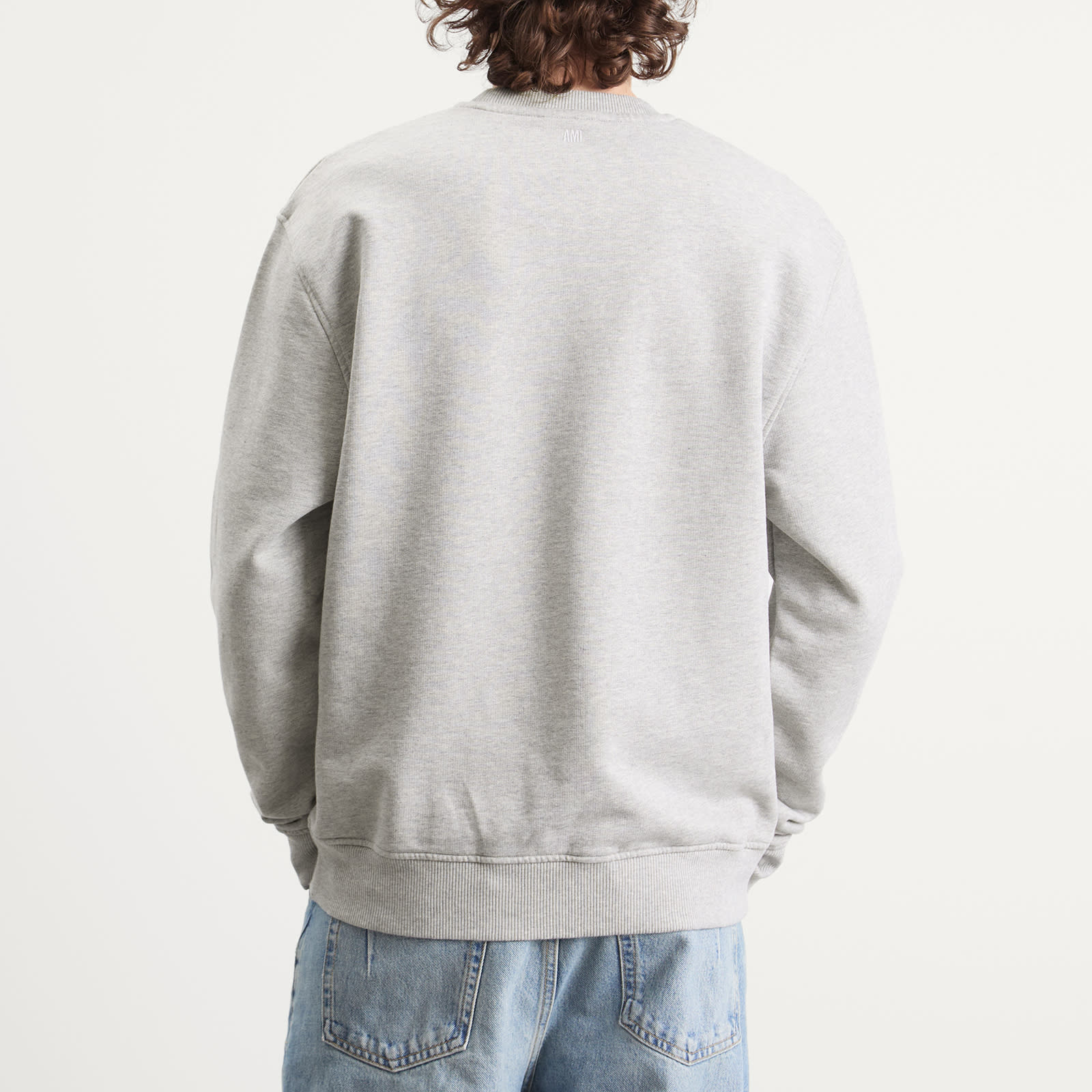 AMI Paris Loopback Light Fleece ADC Sweatshirt - 3