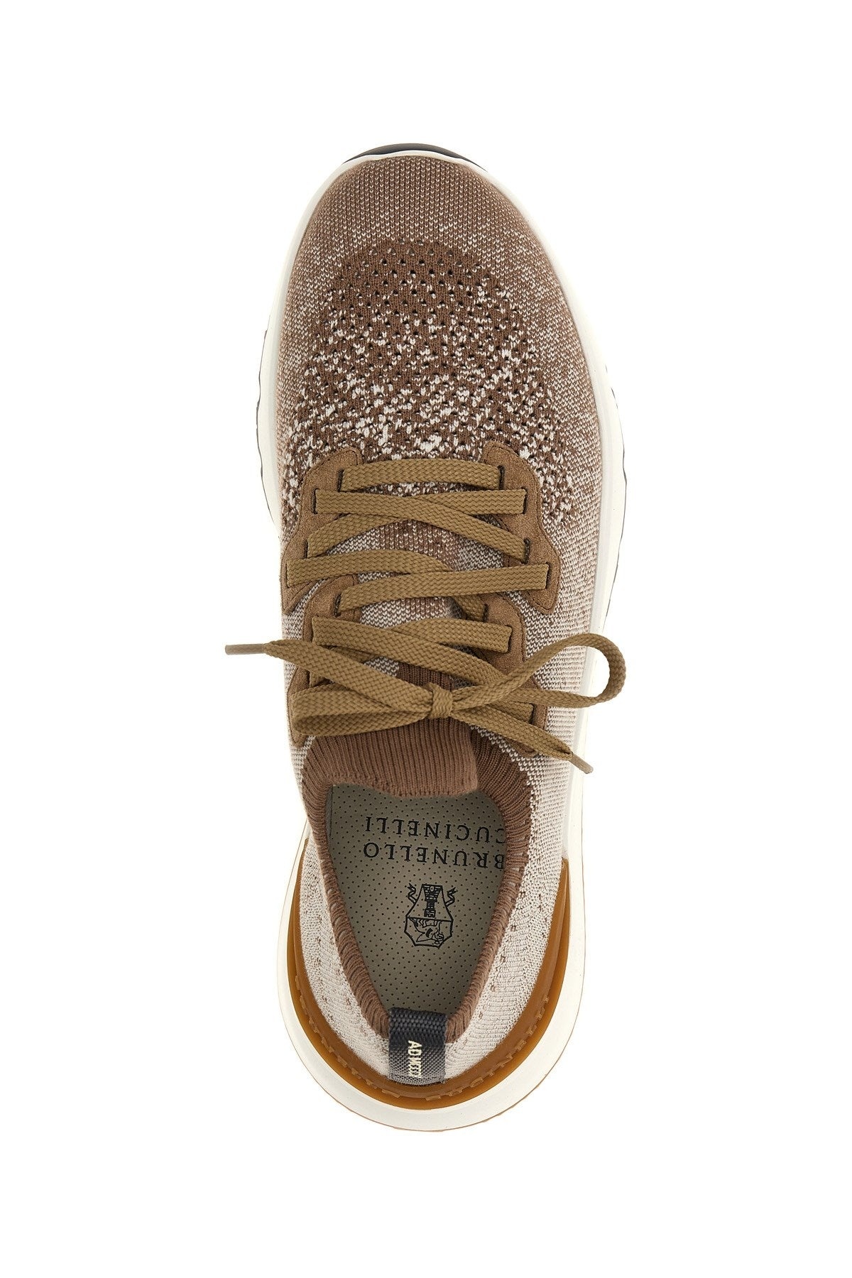 スニーカー BRUNELLO CUCINELLI Men Sneakers MZUKISO250CYP09 Beige Knit runners for Man in Beige | Brunello Cucinelli