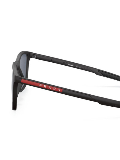 Prada square-frame logo-print sunglasses outlook