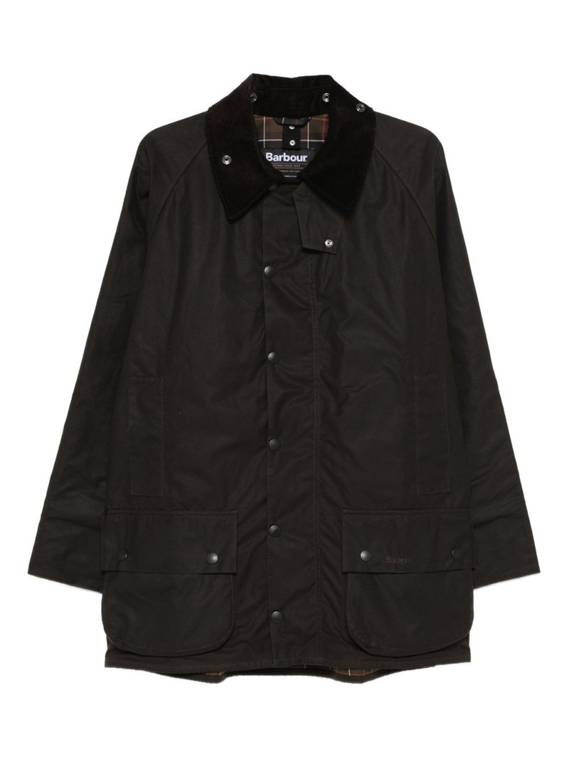 button-up corduroy-collar coat 1