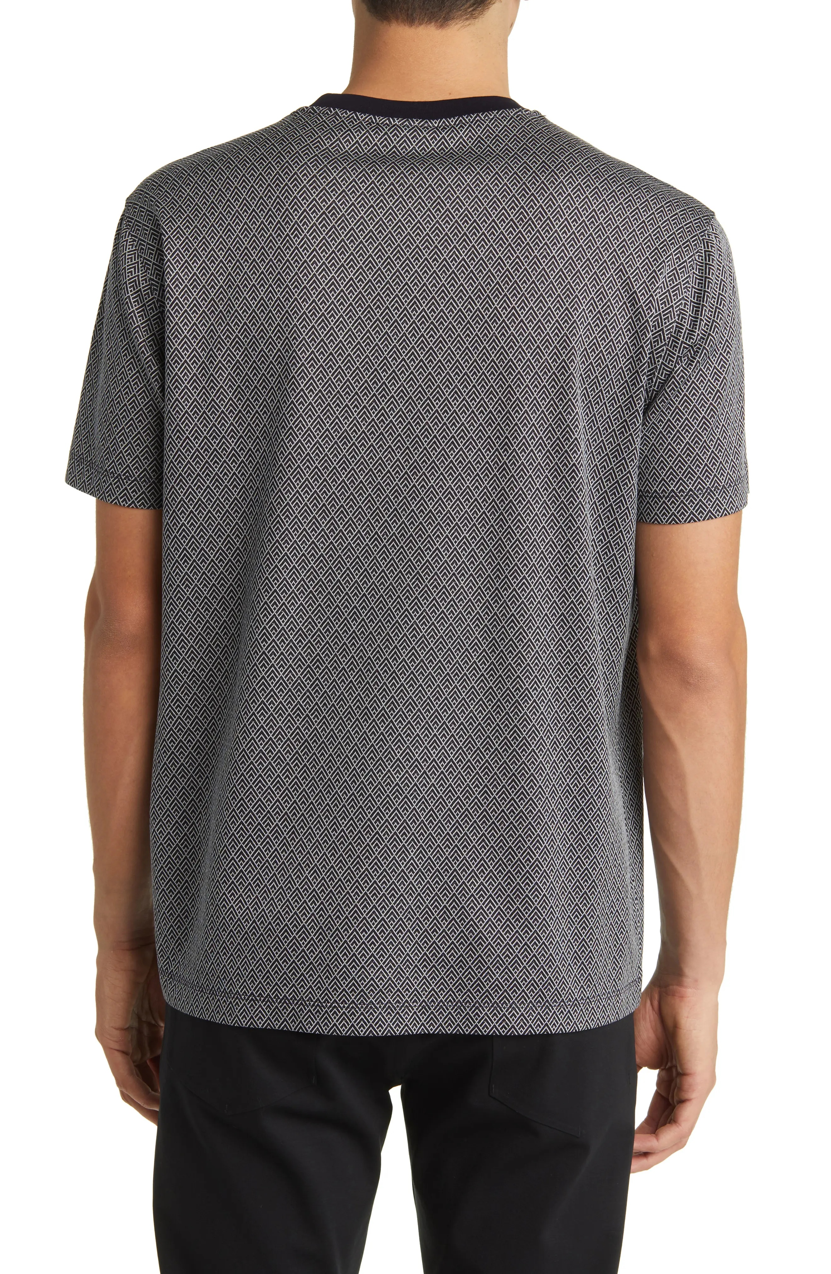 Geo Print Lyocell Blend T-Shirt - 2