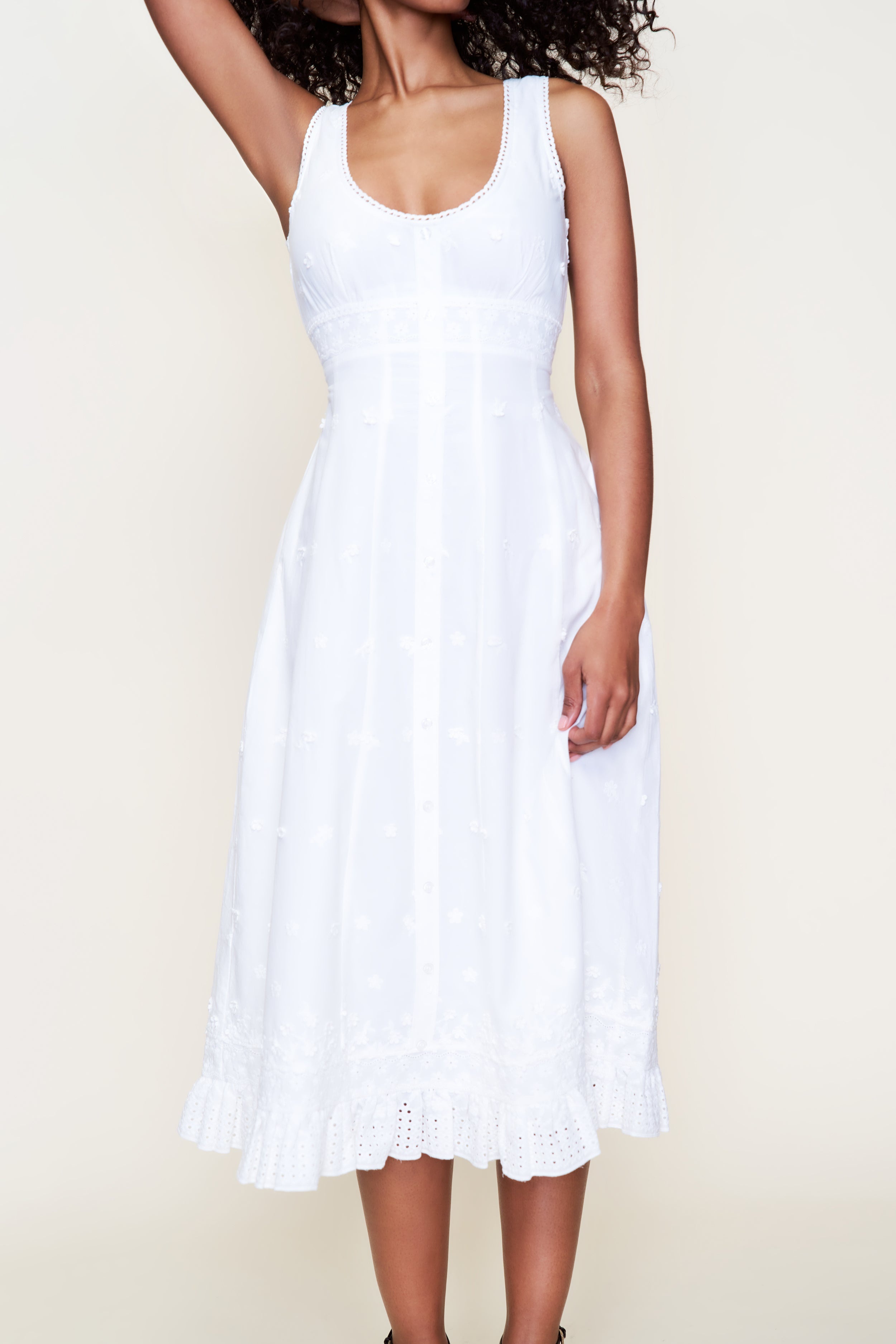 FLORRIE EYELET DRESS - 4