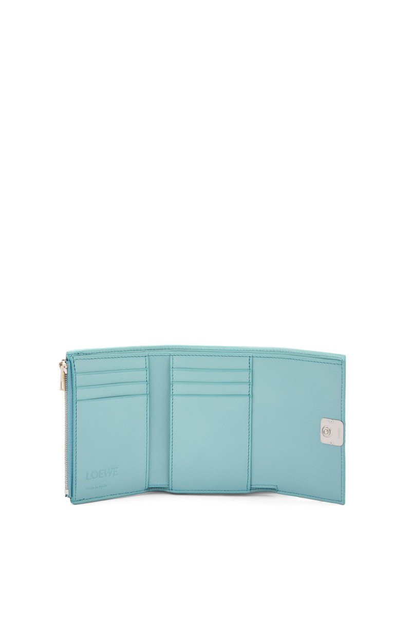 Loewe Anagram small vertical wallet in pebble grained calfskin outlook