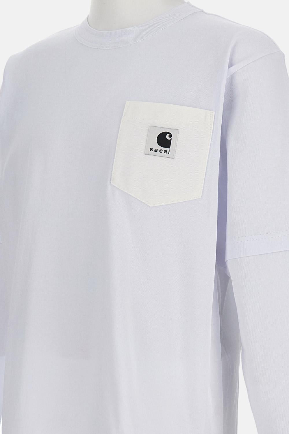 T-SHIRT MANICHE LUNGHE SACAI X CARHARTT WIP - 2
