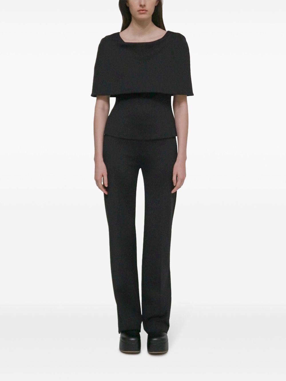 cape-design blouse - 2