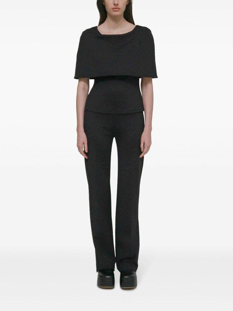 ROSETTA GETTY cape-design blouse outlook