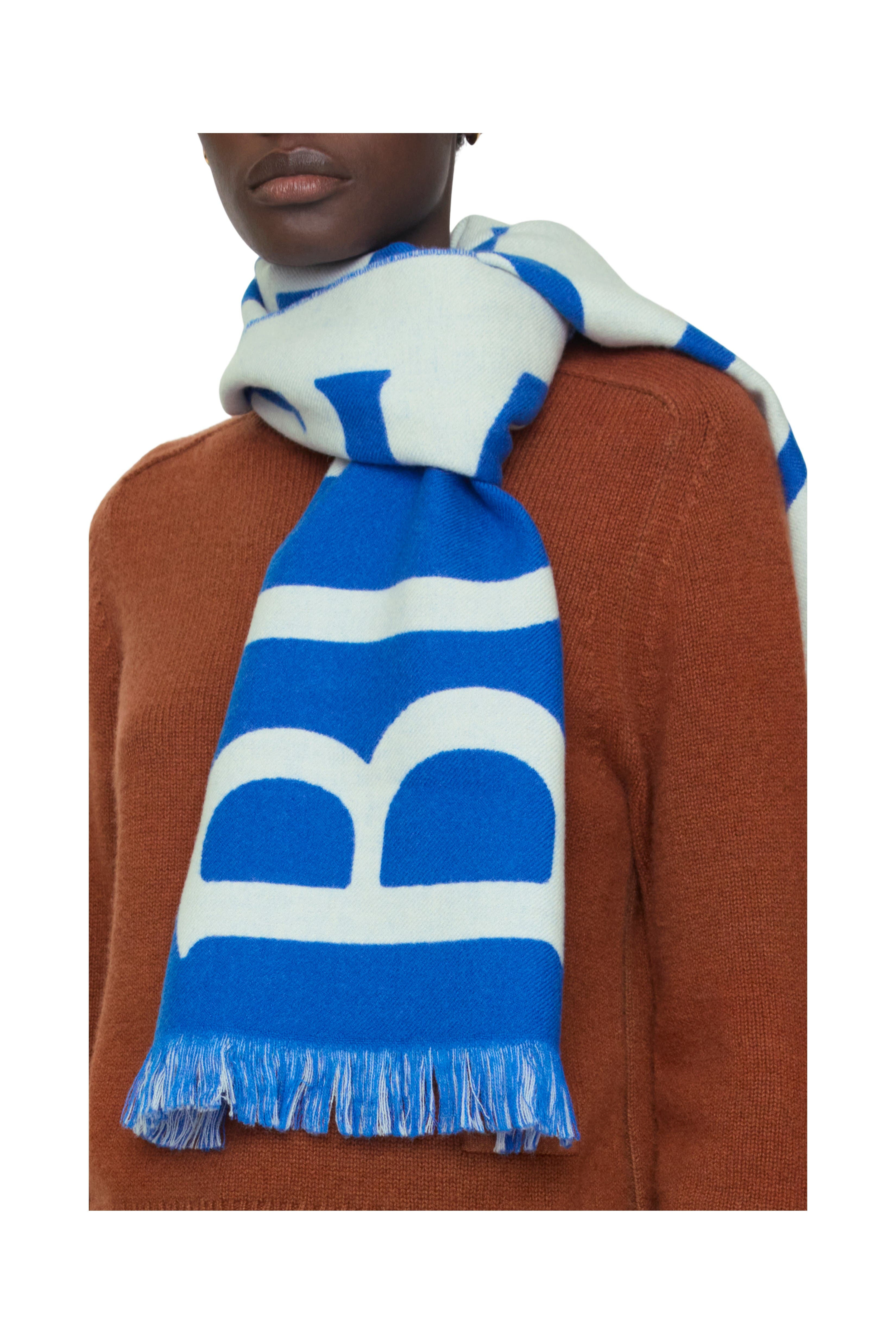 burberry Logo Wool Scarf in Knight at Nordstrom - 2