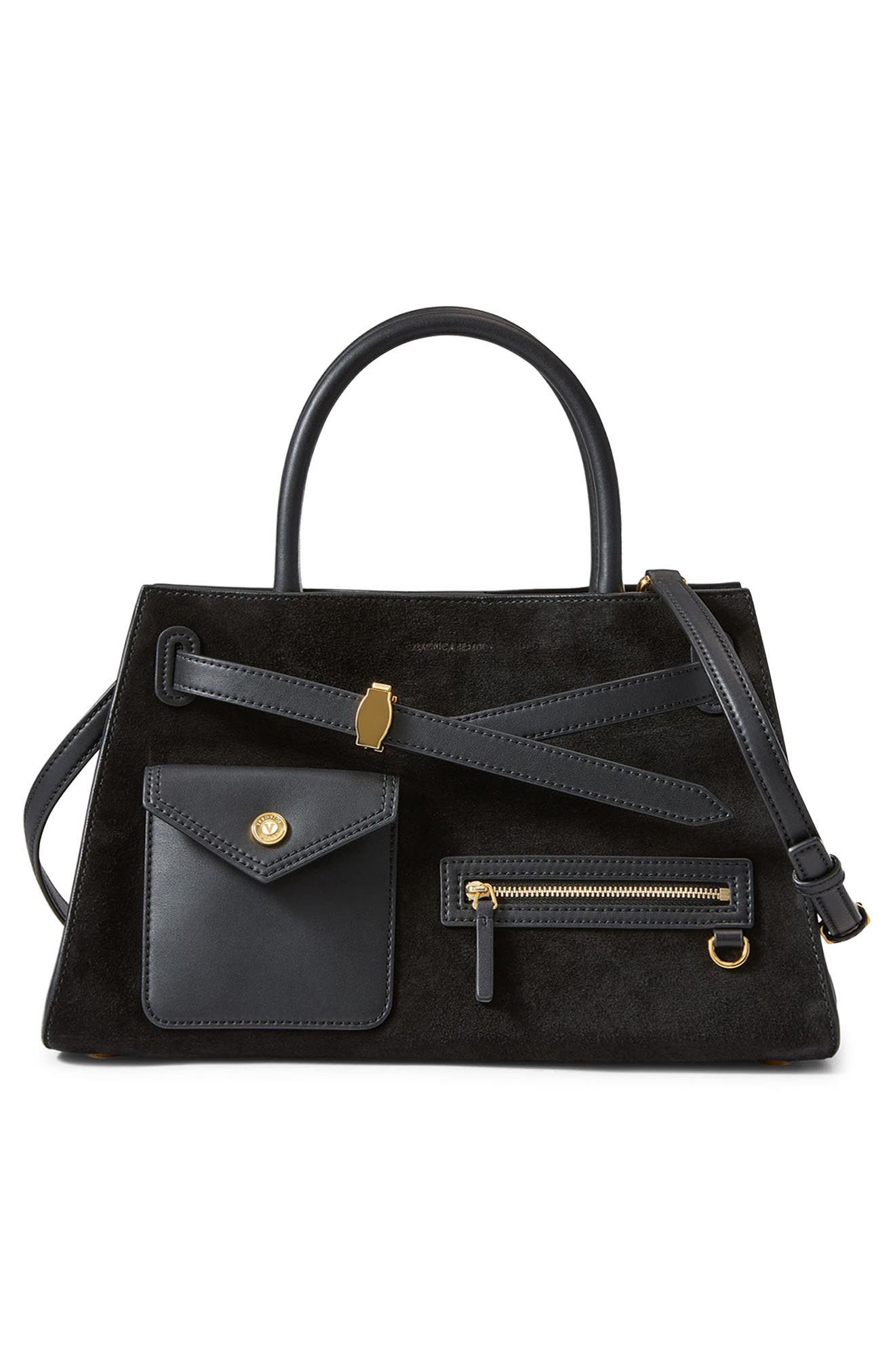 Veronica Beard Dash Cargo Top Handle Bag in Black at Nordstrom - 7