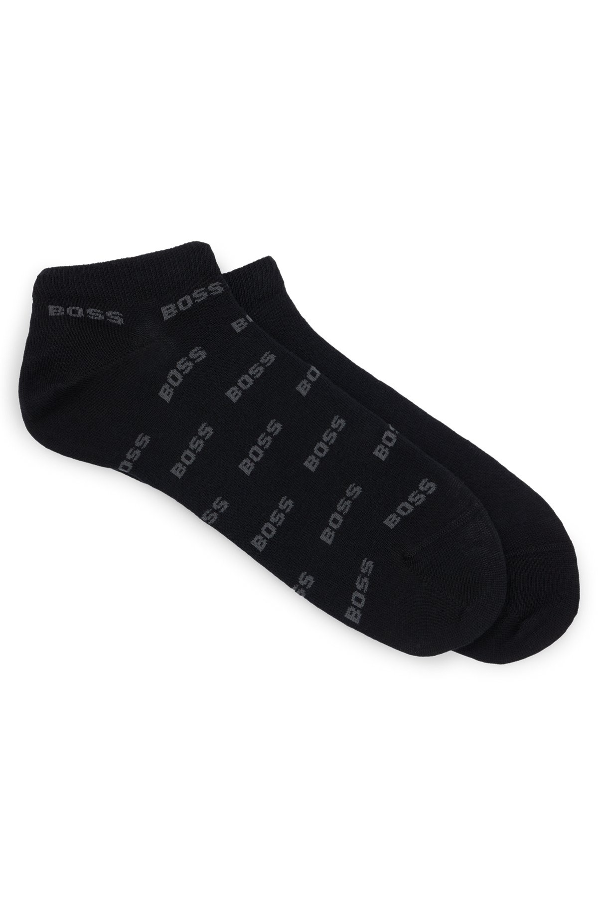 TWO-PACK OF ANKLE-LENGTH SOCKS WITH BRANDING - 1