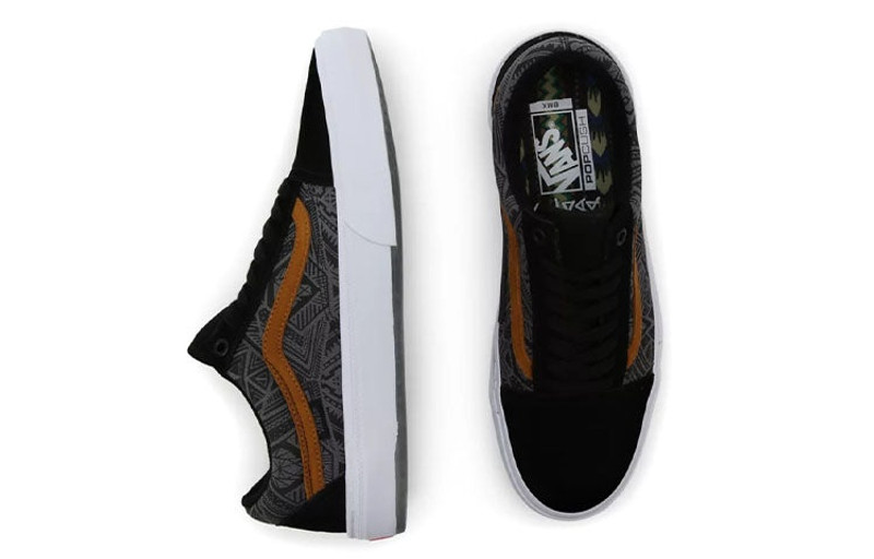 Vans Vans Courage Adams x BMX Old Skool 'Black Golden Brown' VN0A5JIPACQ outlook