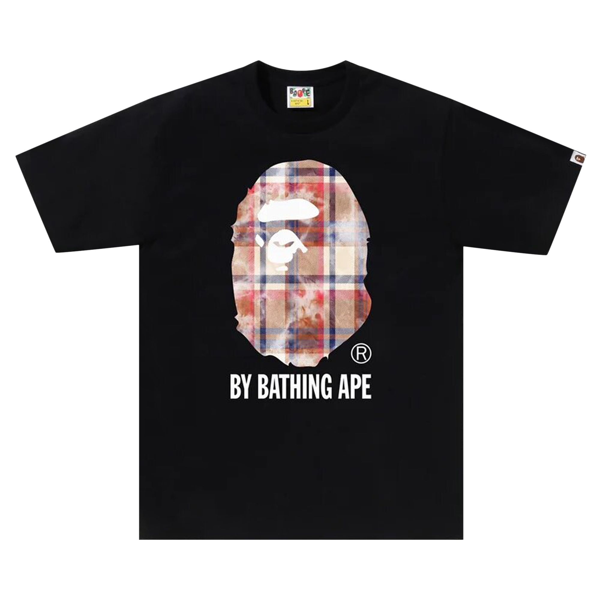 BAPE Bleach Check By Bathing Ape Tee 'Black' - 1