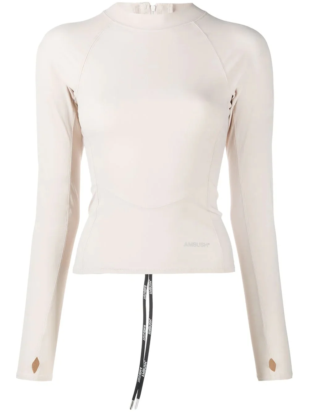 rear zip fastening top - 1