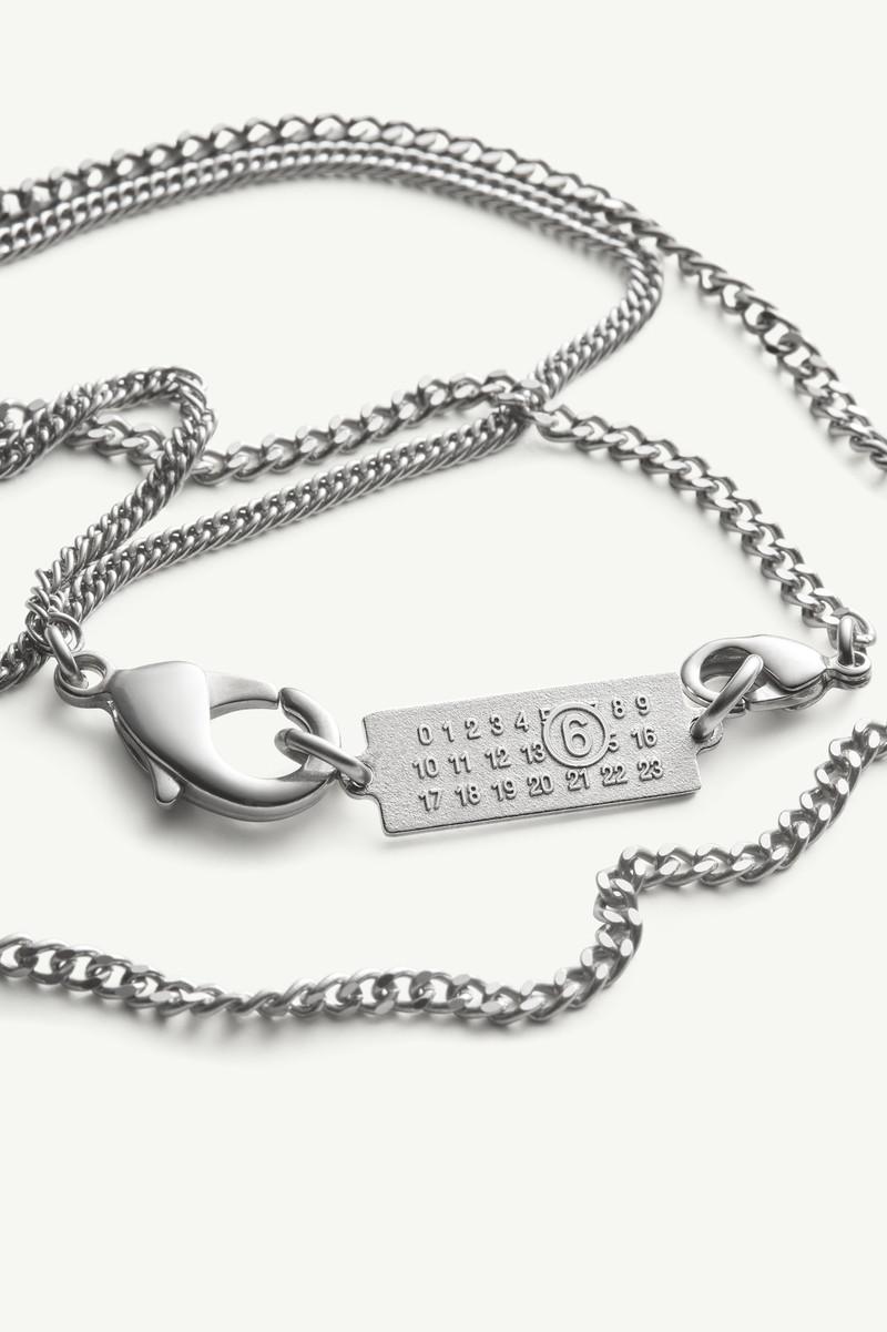 MM6 Maison Margiela Numeric chain necklace outlook