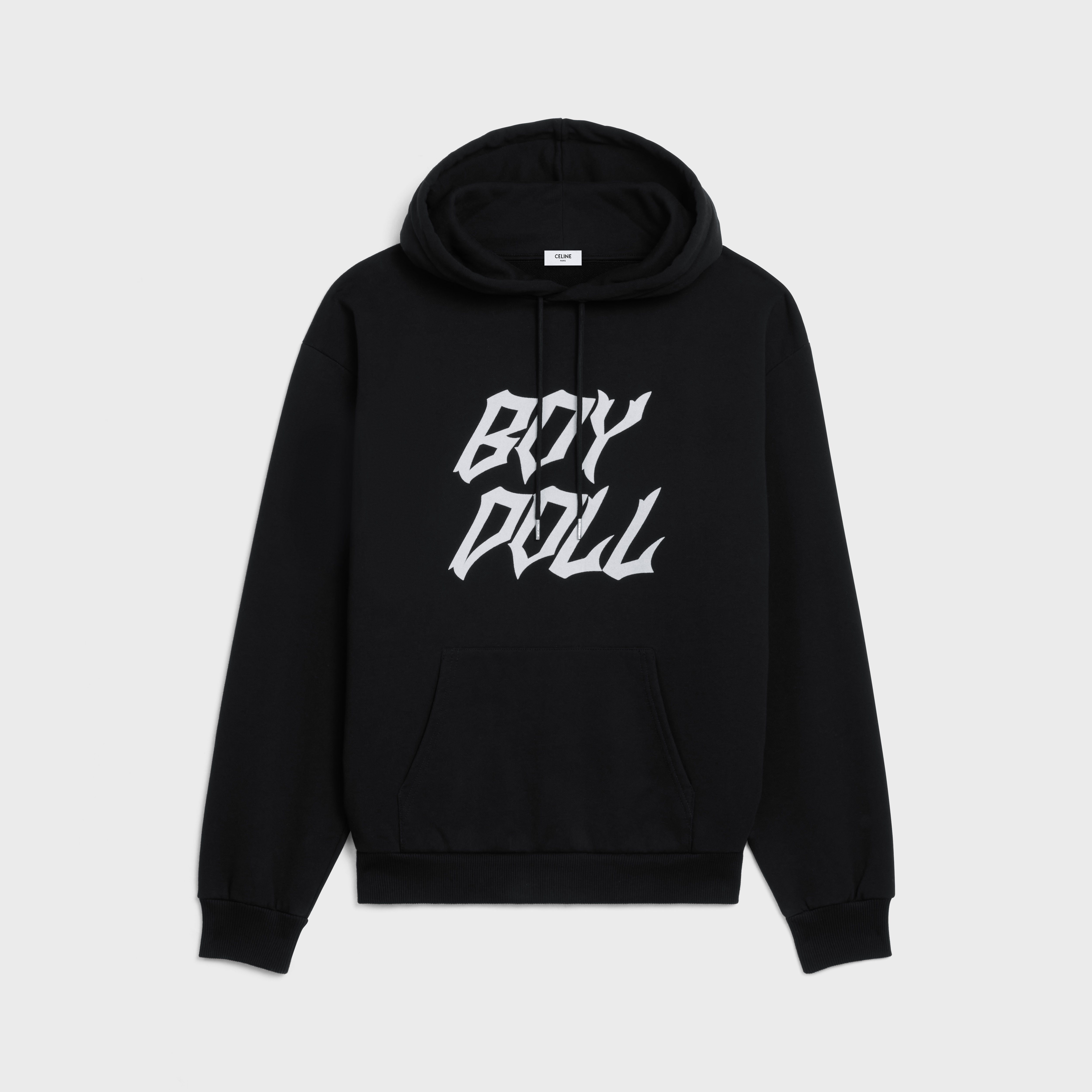 LOOSE BOY DOLL HOODIE IN COTTON FLEECE - 1