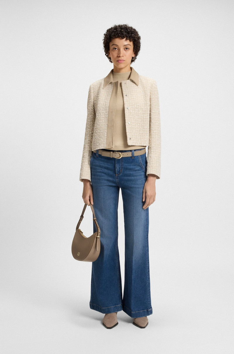 BOSS REGULAR-FIT JEANS IN MID-BLUE ITALIAN STRETCH DENIM outlook