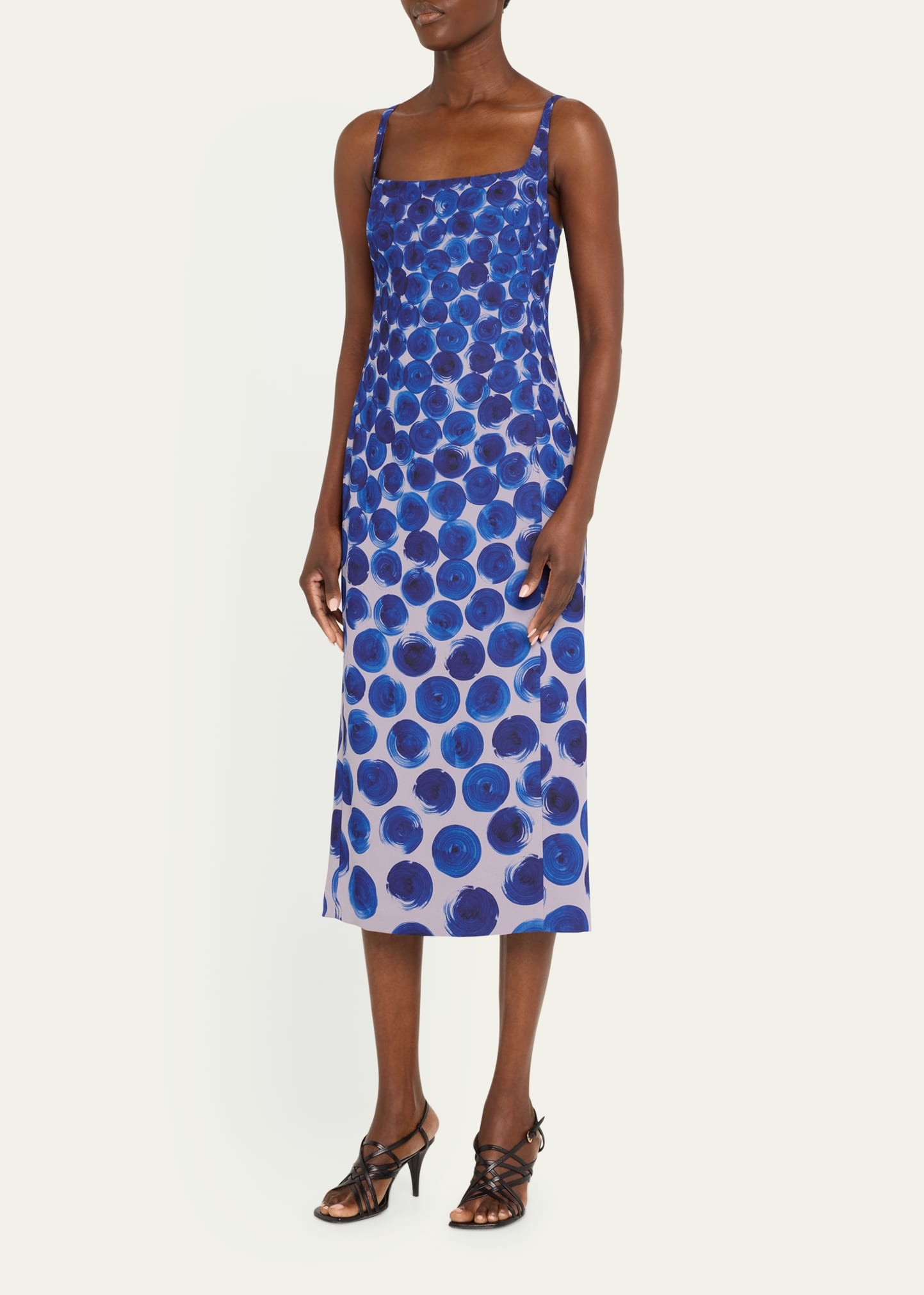 Debano Abstract Printed Midi Dress - 4