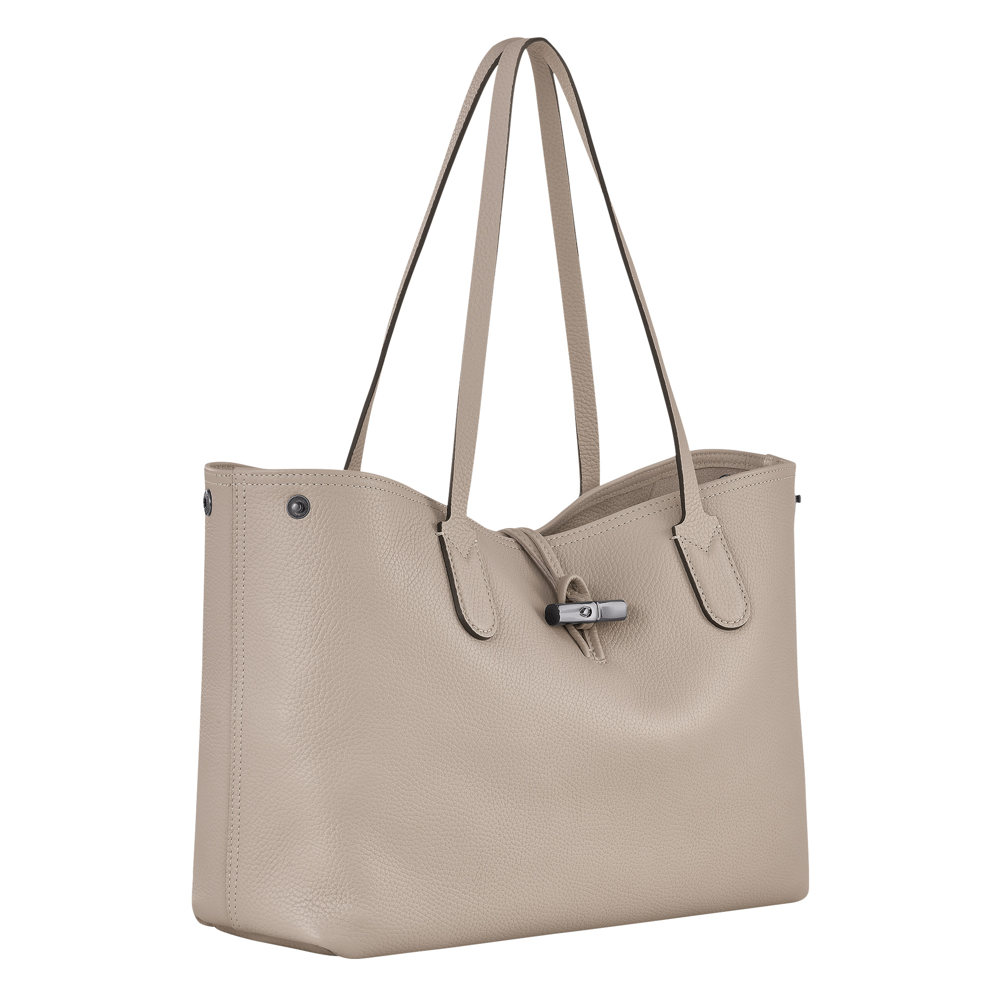 Roseau Essential L Tote bag Clay - Leather - 3