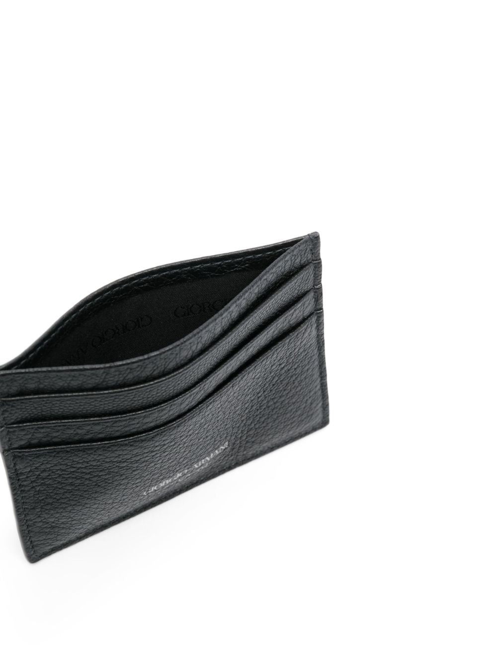 GRAINED-TEXTURED LEATHER CARD HOLDER - 3