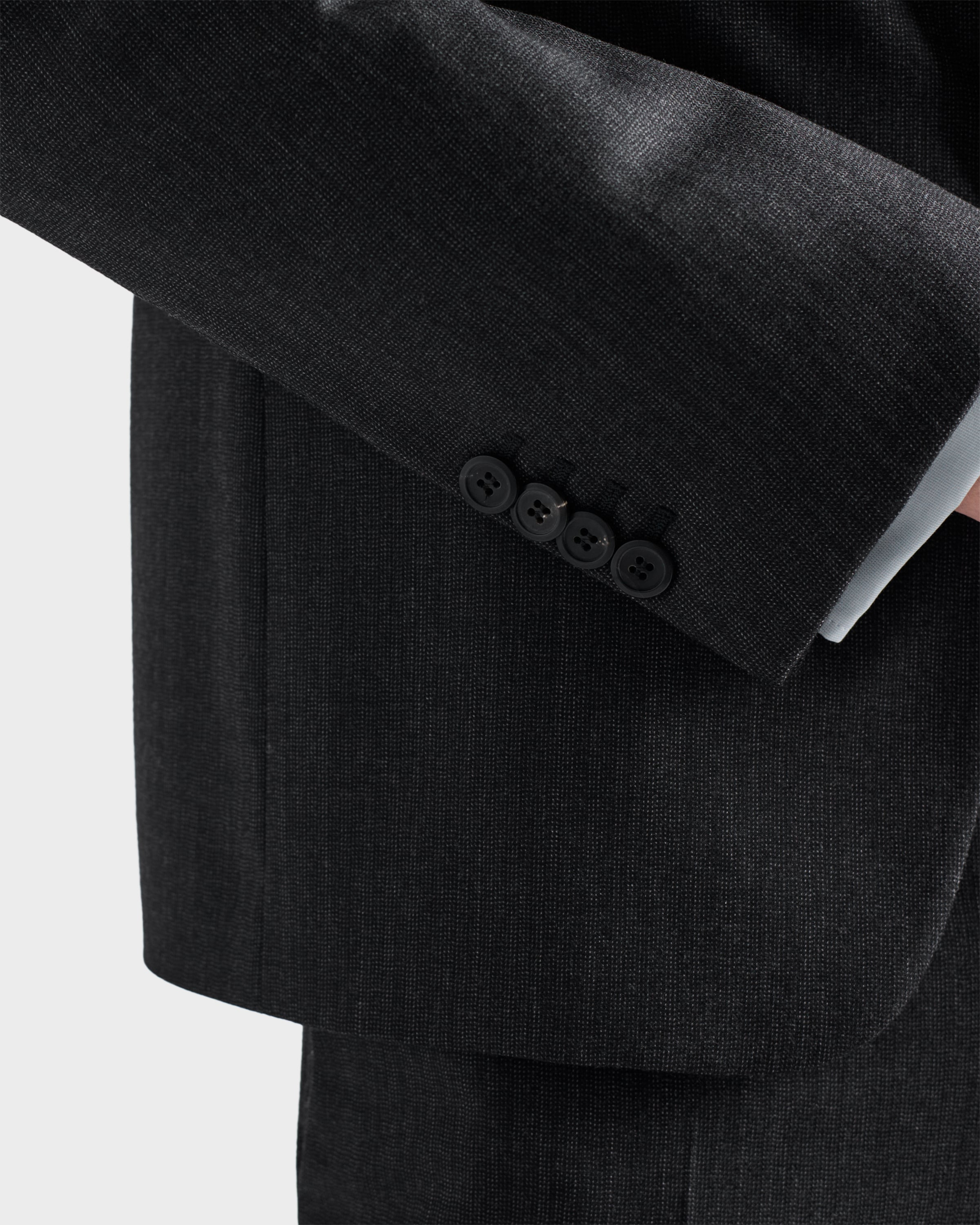 Single-breasted wool and cashmere suit - 4