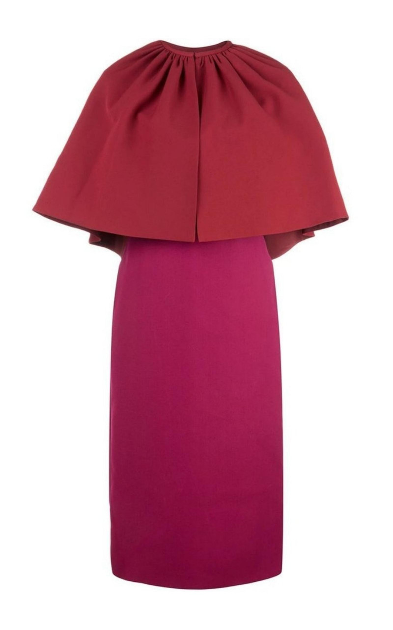 Layered Cape Dress - 1