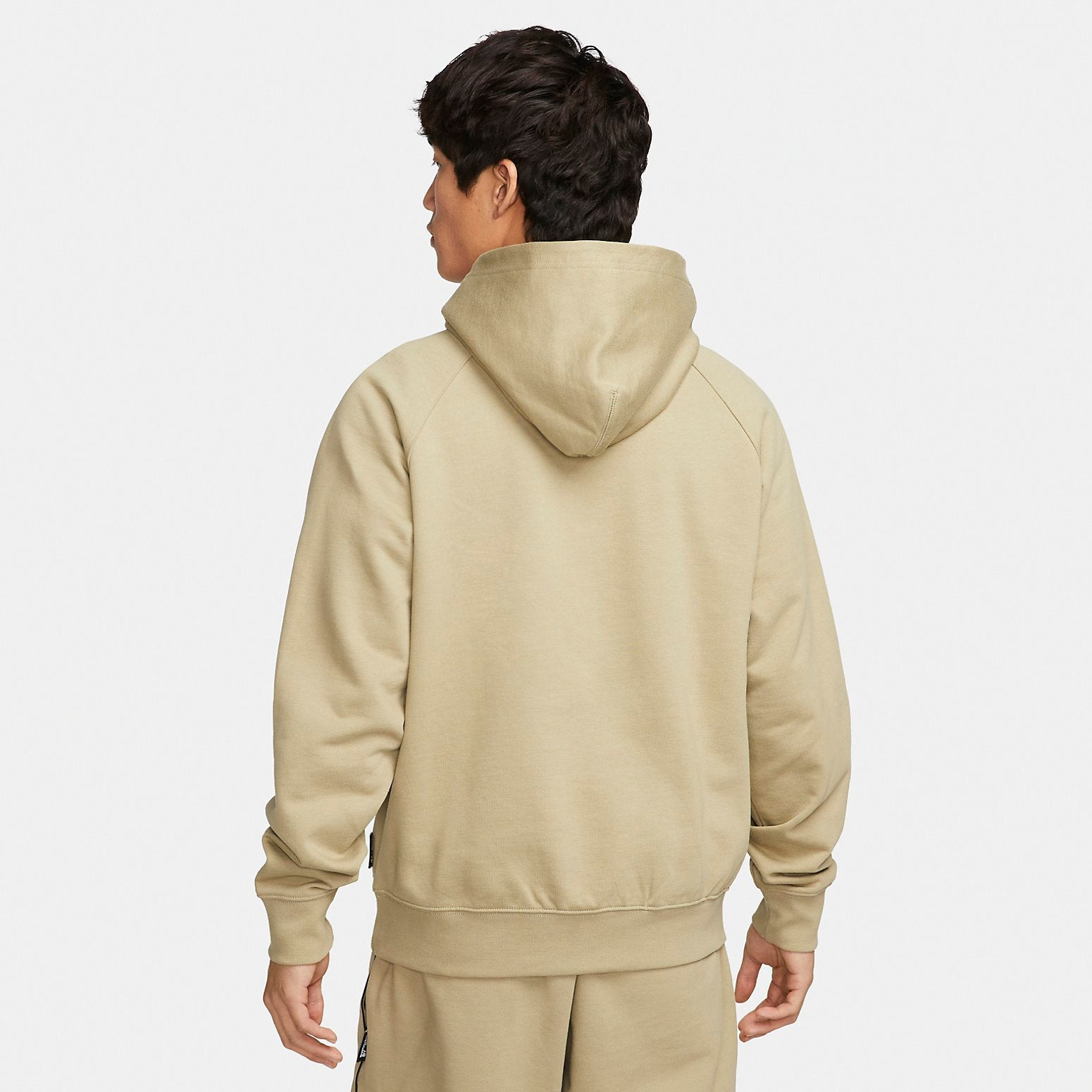 Nike Sportswear Big Swoosh Half Zip Hoodie (Asia Sizing) 'Nautral Olive Light Bone' DX0567-276 - 2