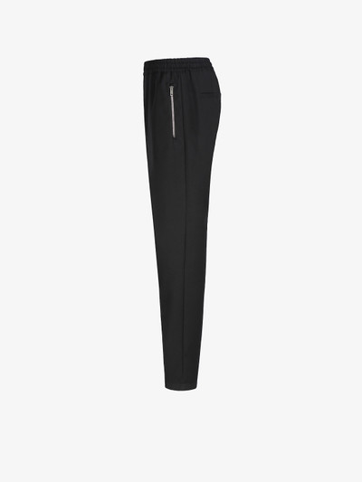 Givenchy GIVENCHY jogger pants in wool outlook