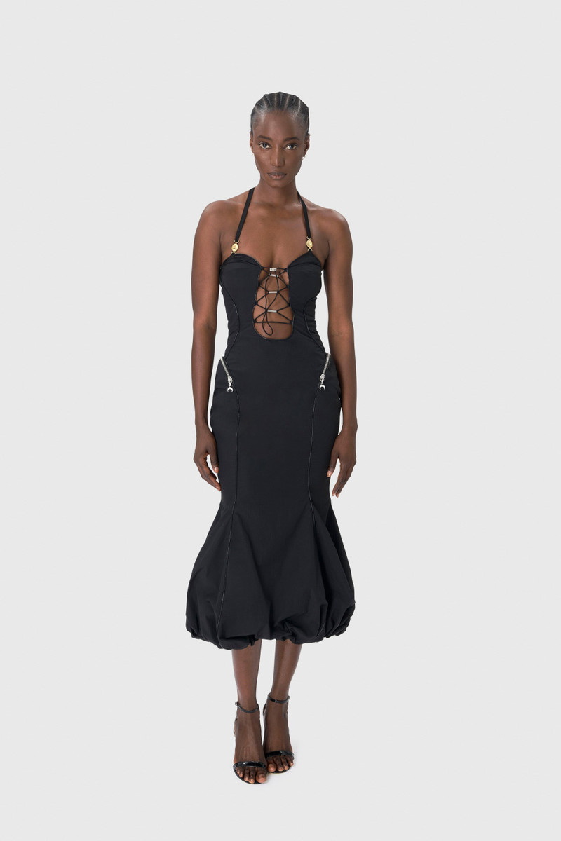 Marine Serre Recycled Nylon Long Dress outlook